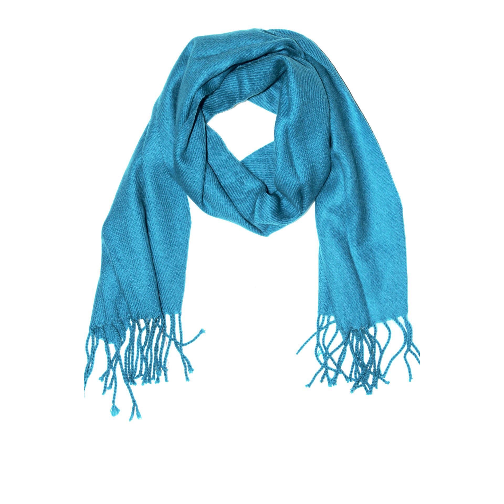 Lightweight Acrylic Scarf Teal – La Fiorentina