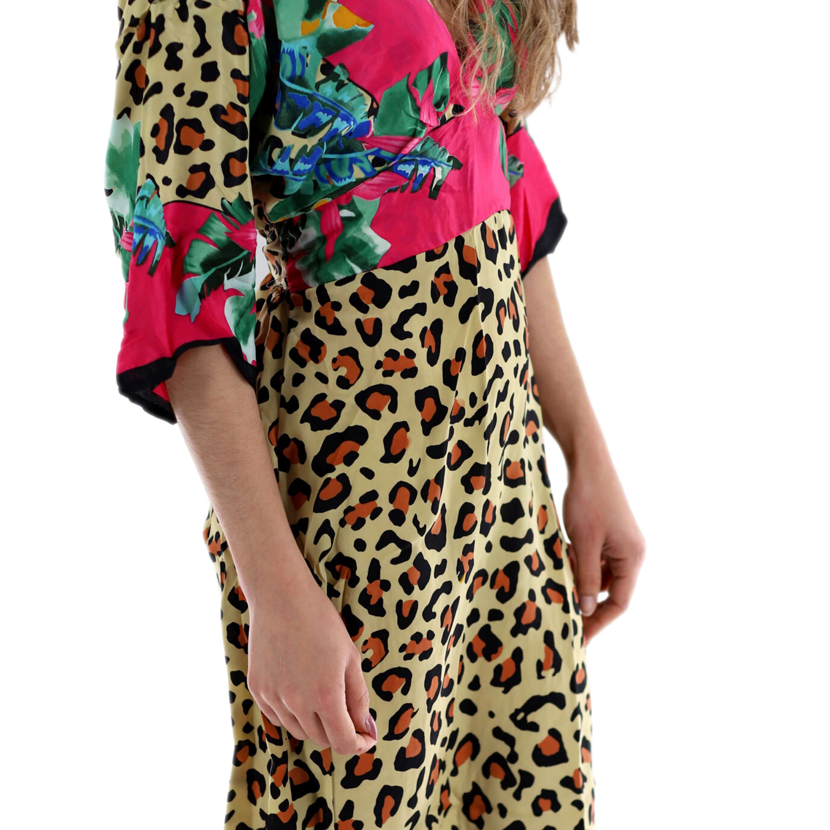 Flowy Leopard "Allegra" Above Knee Dress