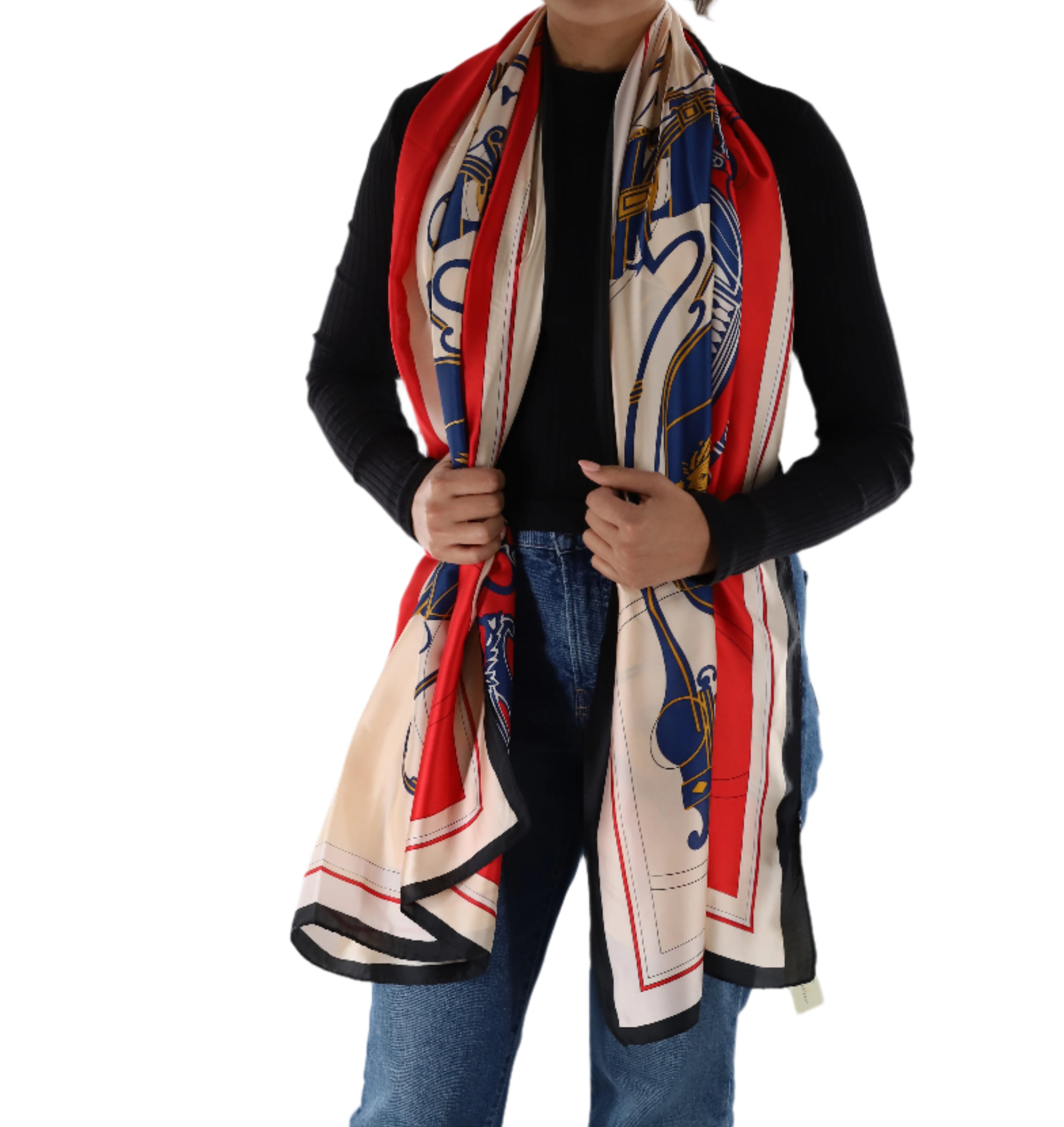 Patterned scarf - Scarves - La Fiorentina