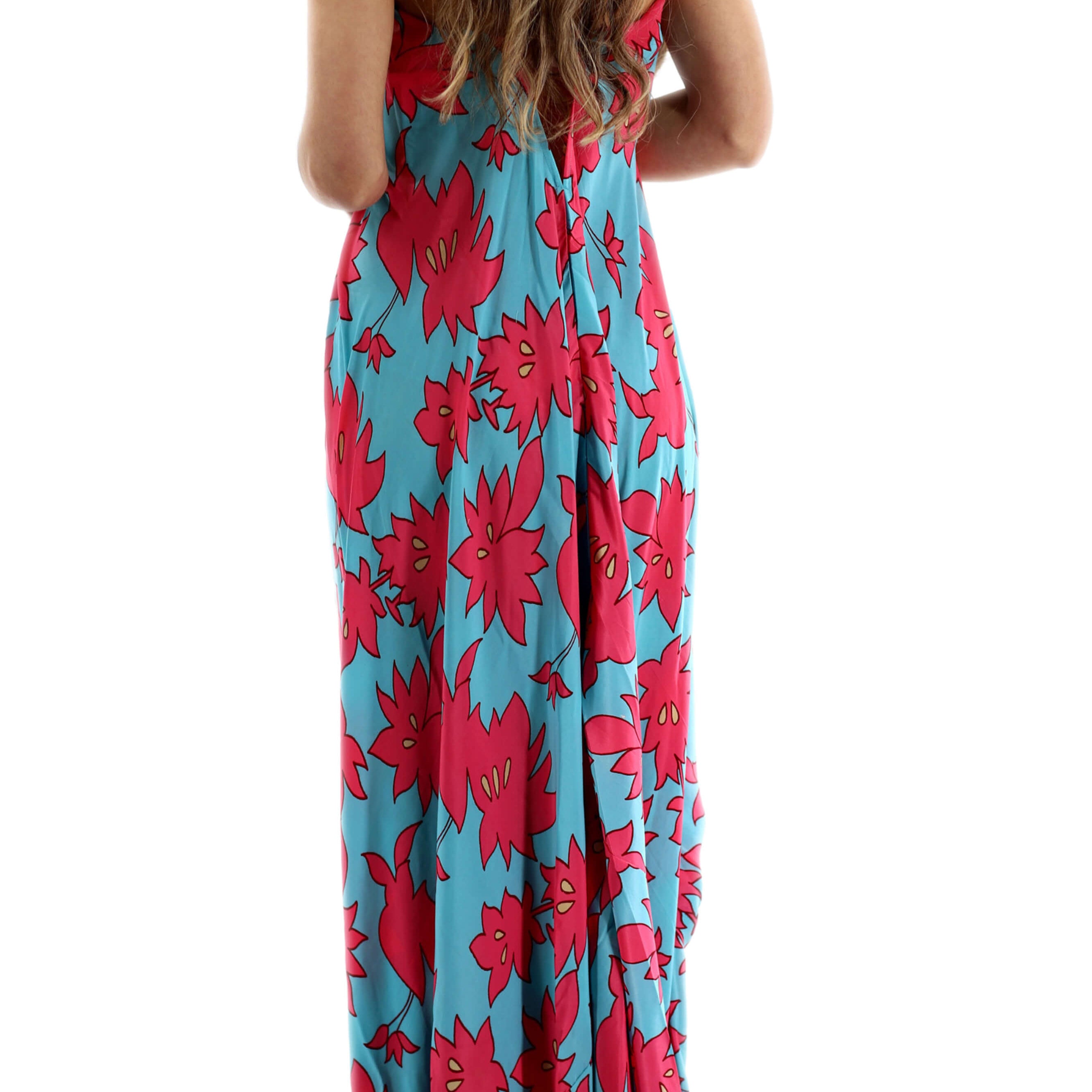 francesca's pink floral dress Long Flowy Floral 'Francesca' Maxi Dress in Pink Small / Pink - Dresses - Women's Clothing & Accessories