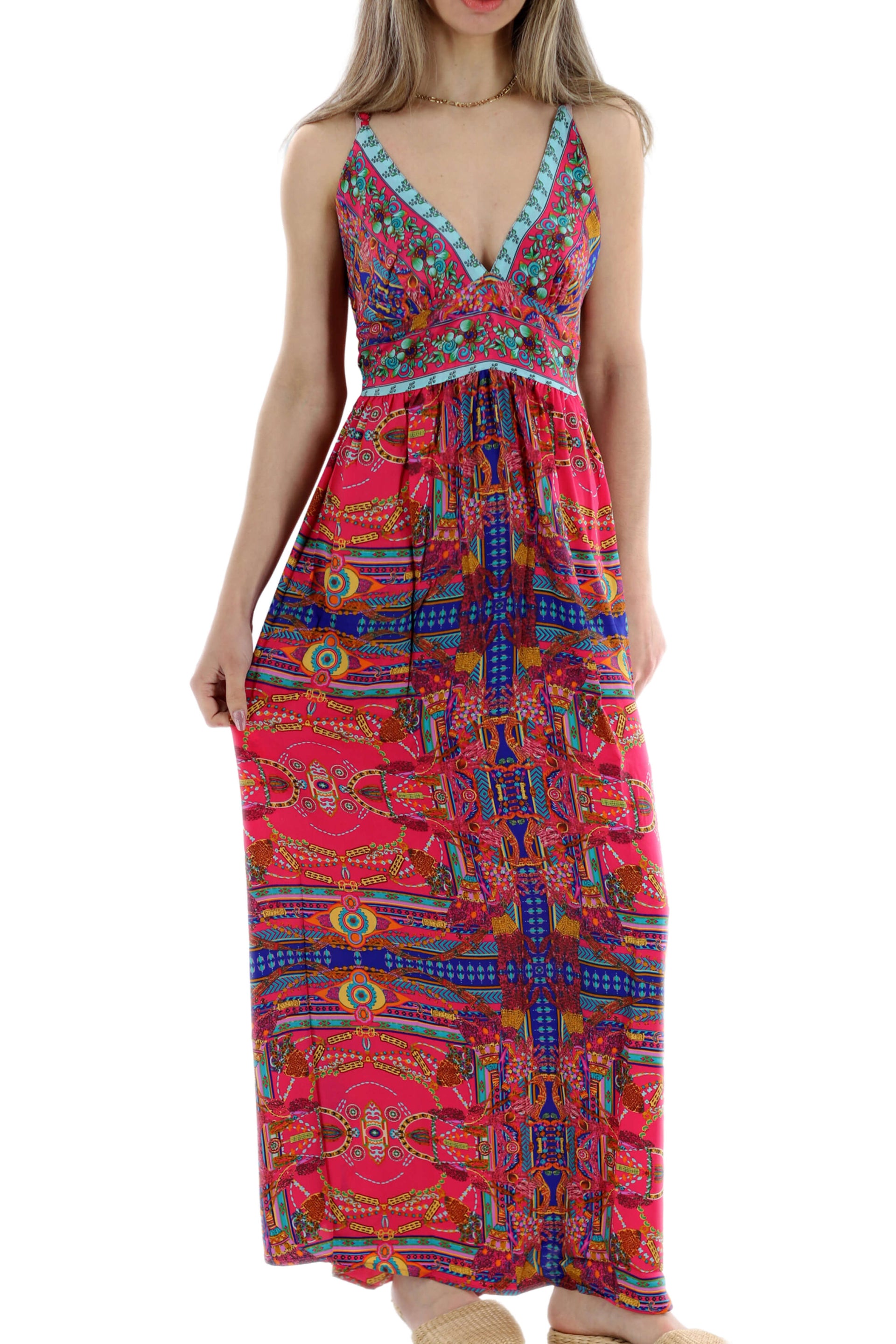 knee length dresses for ladies Coral Maxi Dress main image 0