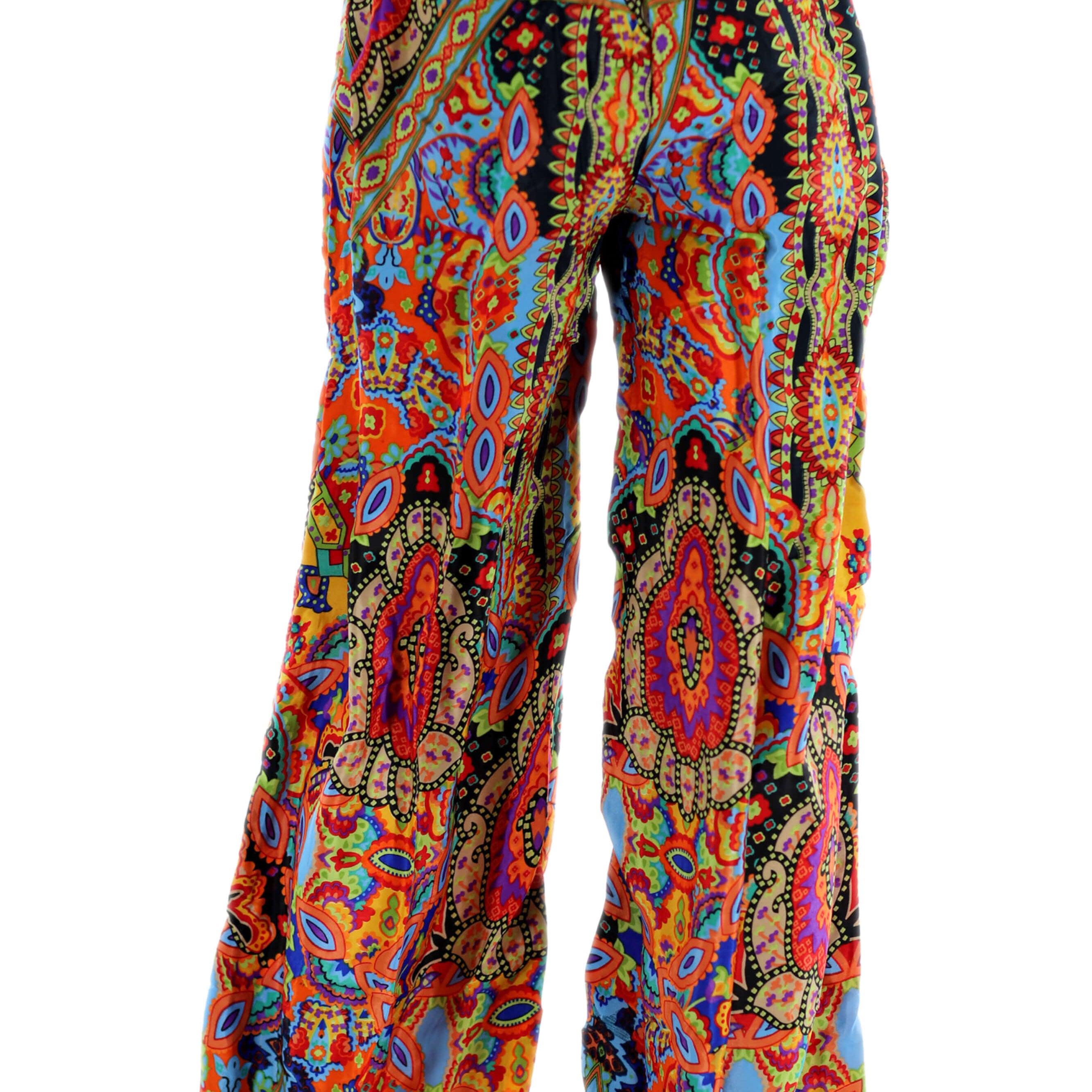 "Pia" Multi-Print Wide Leg Pants