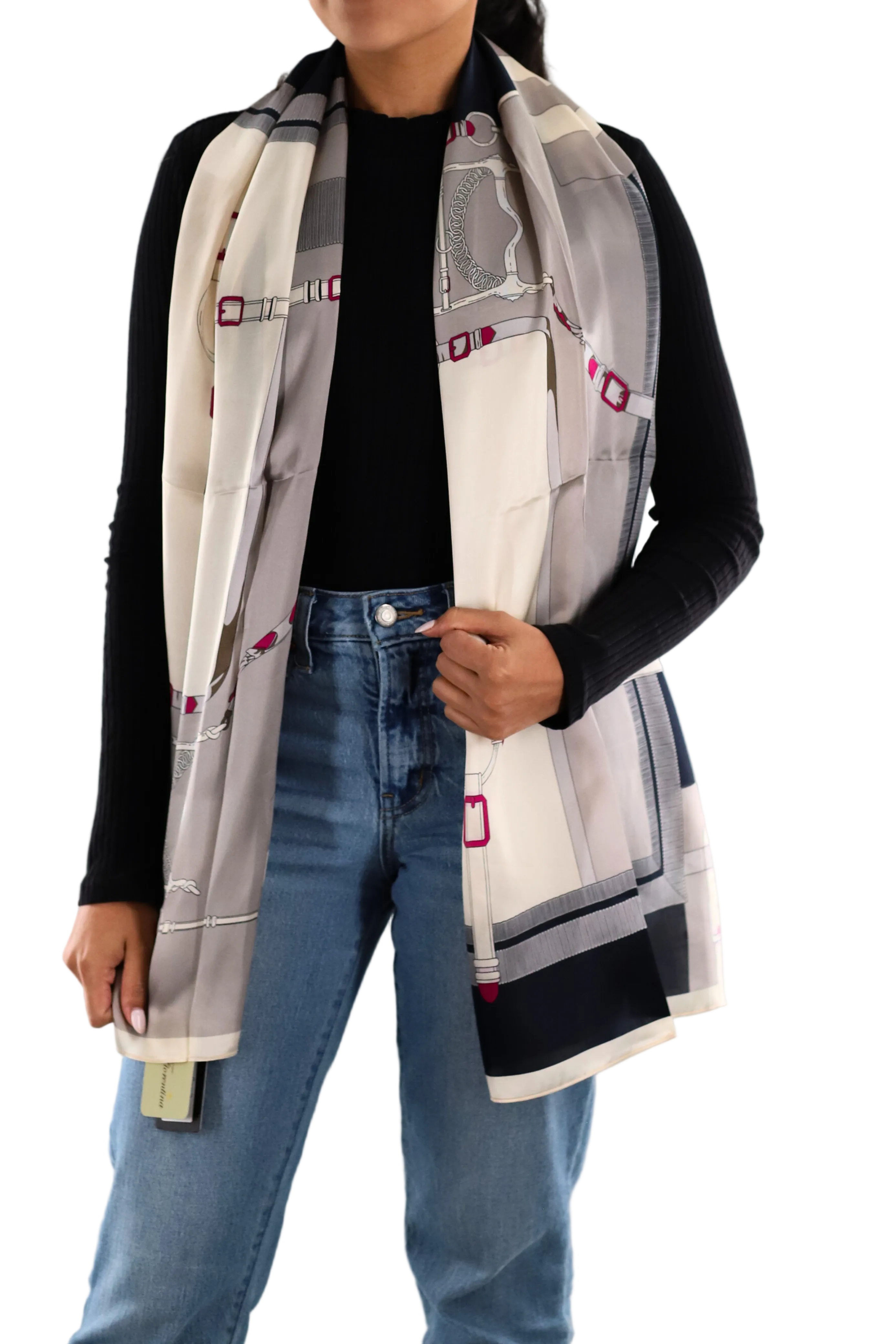 Silk print scarf - Silk Scarf - La Fiorentina