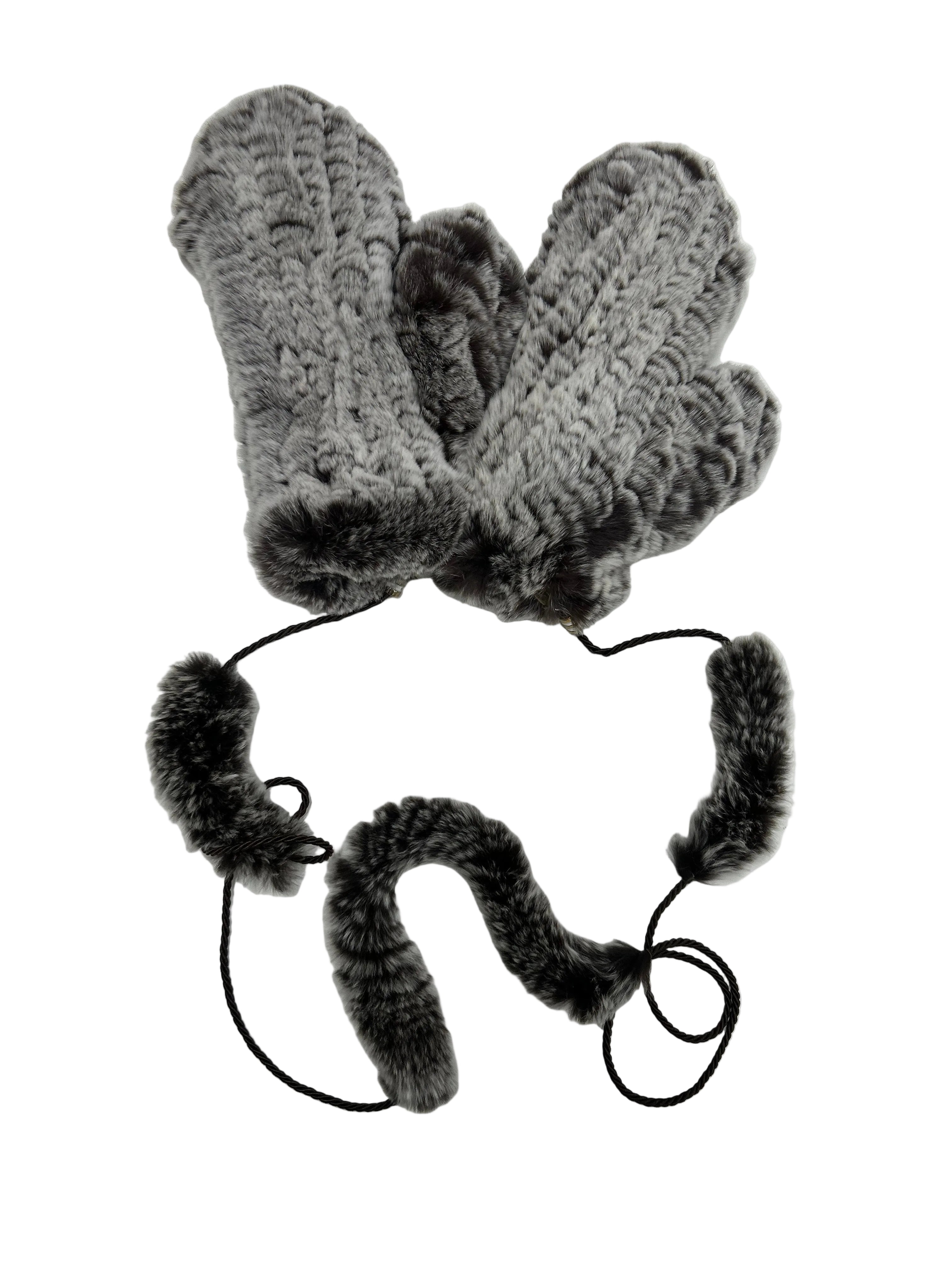 Rex Rabbit Fur Mittens - Fur Mittens - La Fiorentina