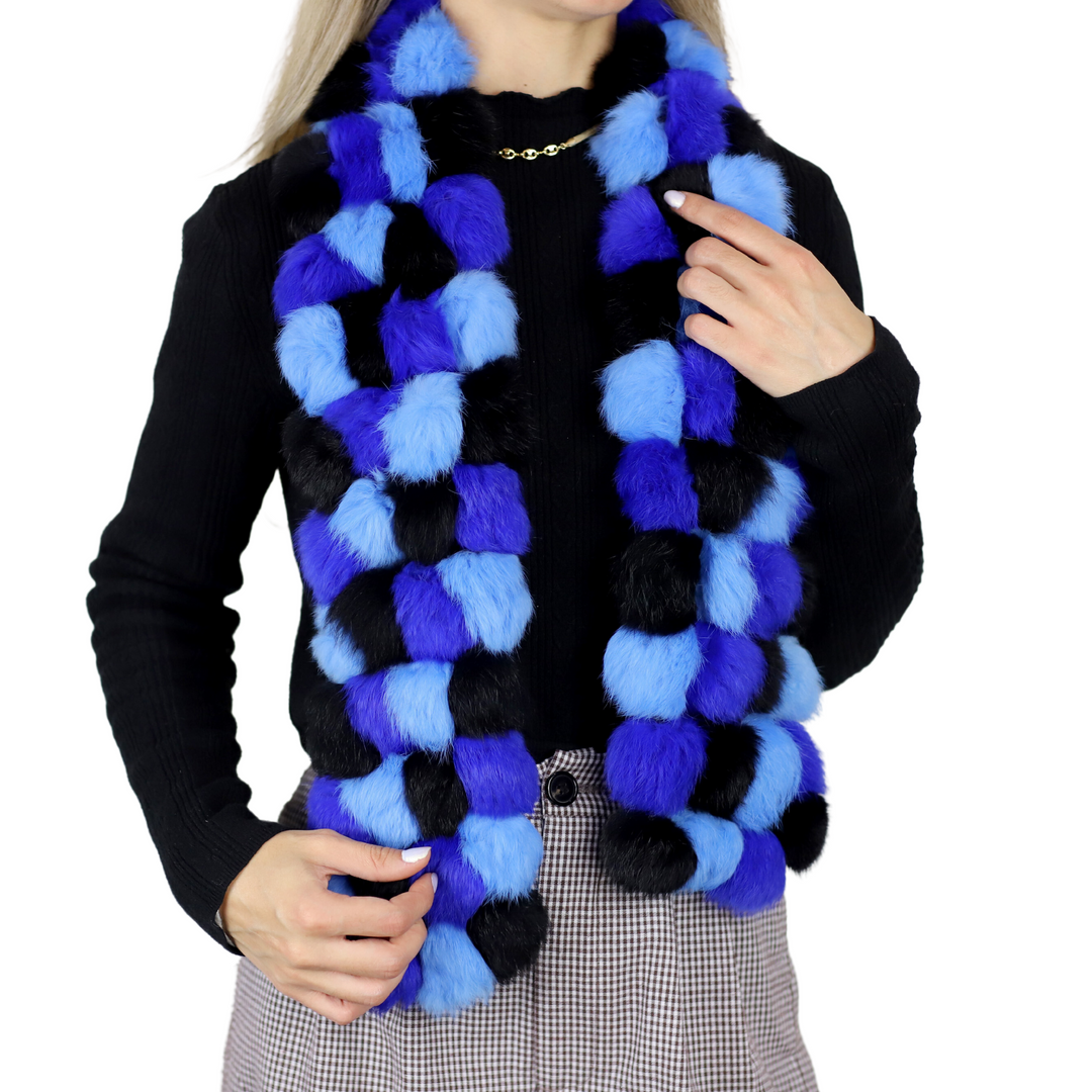 Rabbit shops Fur Scarf