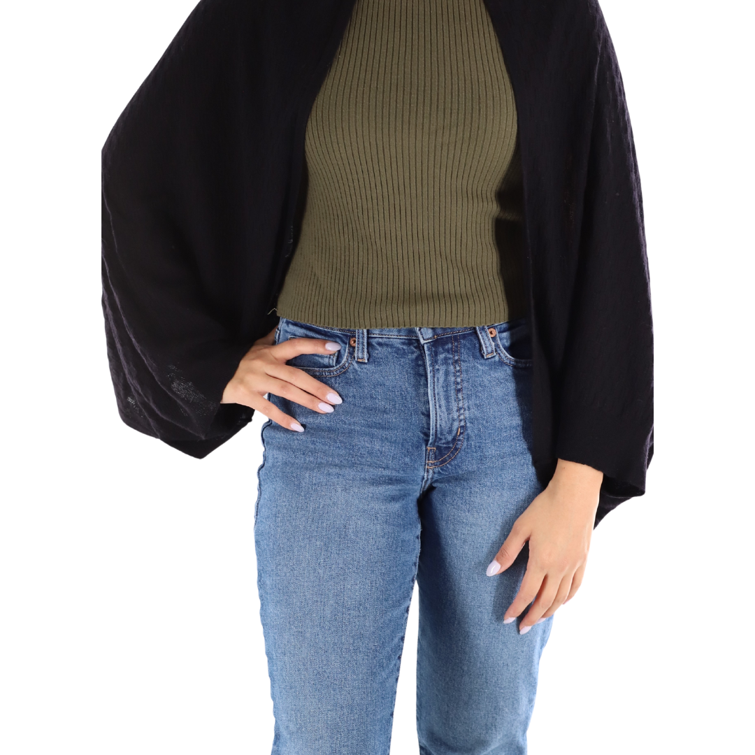 Cocoon cashmere blend- Black - Cocoon - La Fiorentina