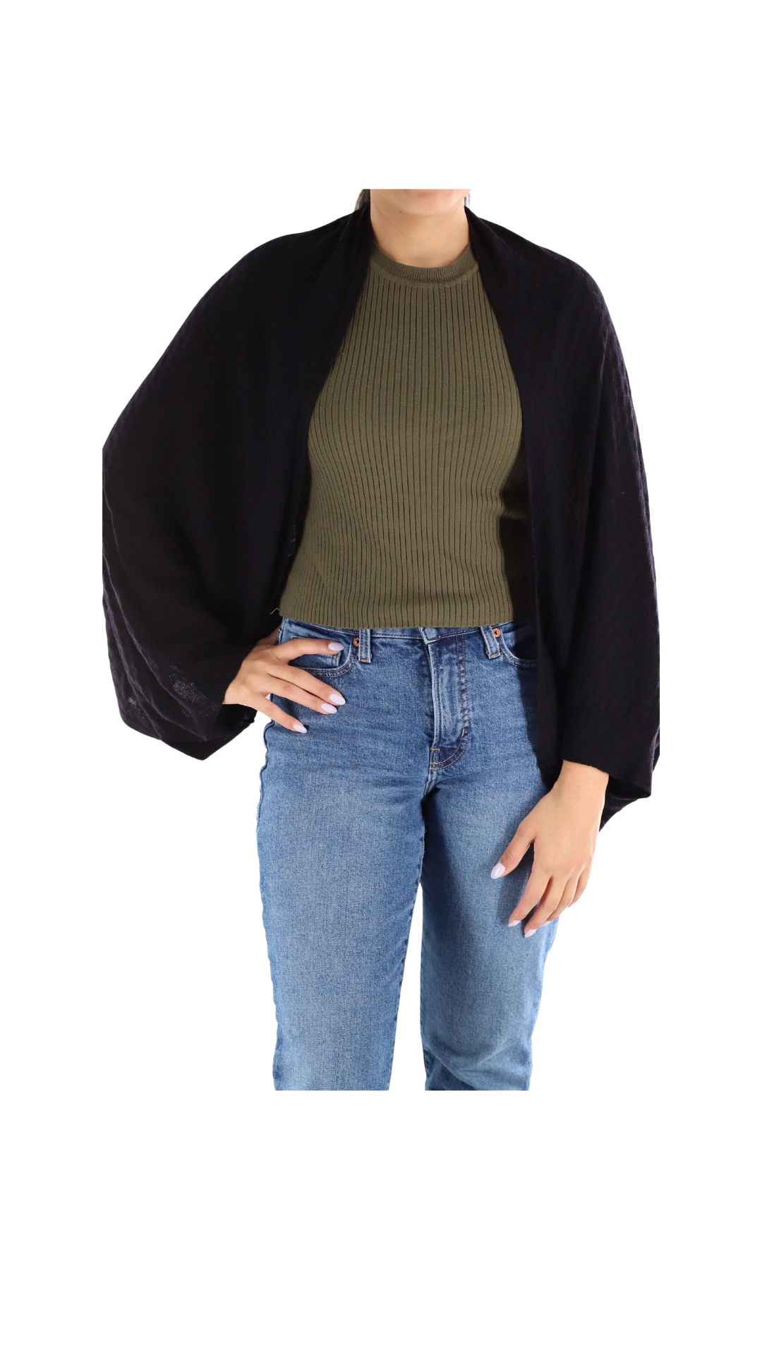Cocoon cashmere blend- Black - Cocoon - La Fiorentina