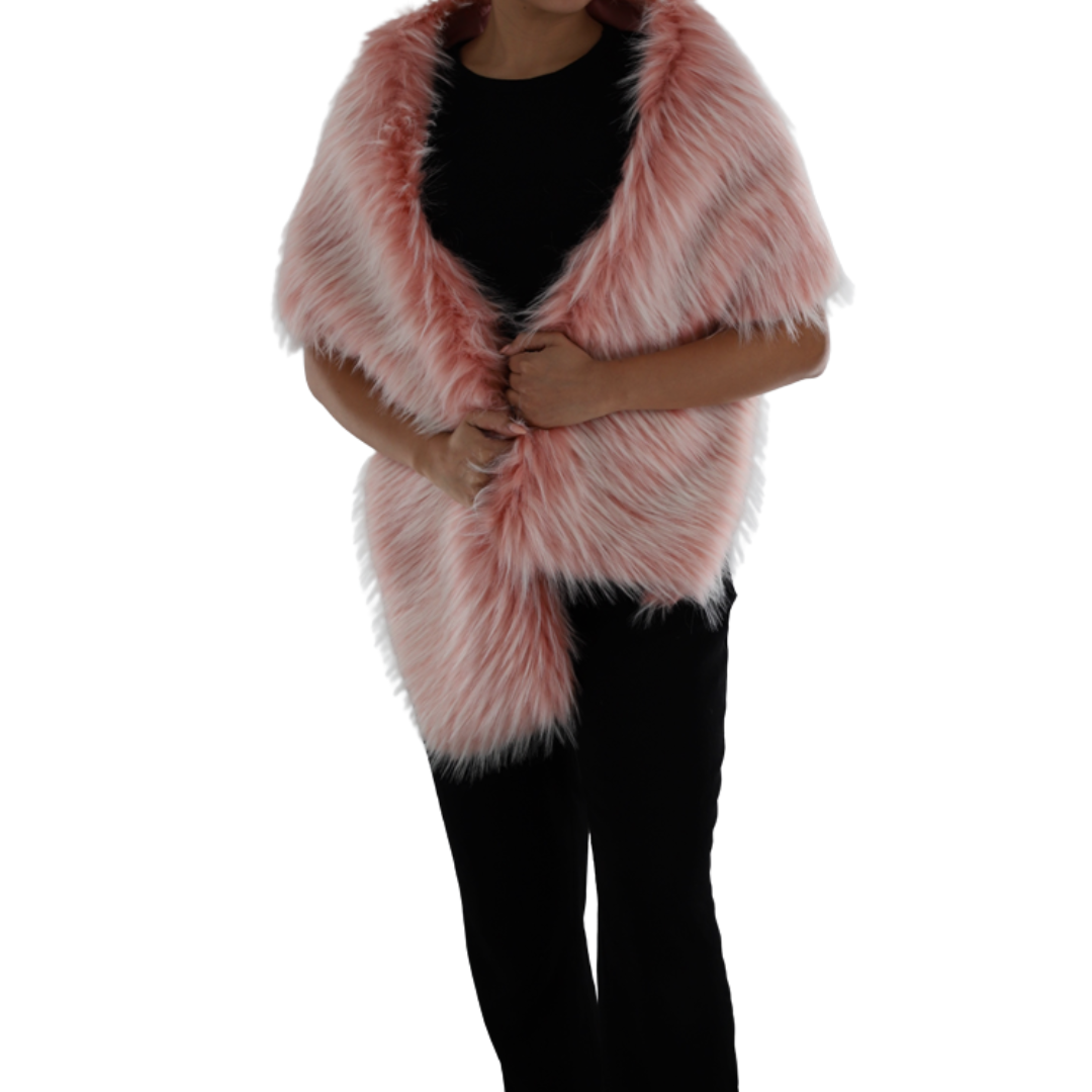 Faux fur wrap