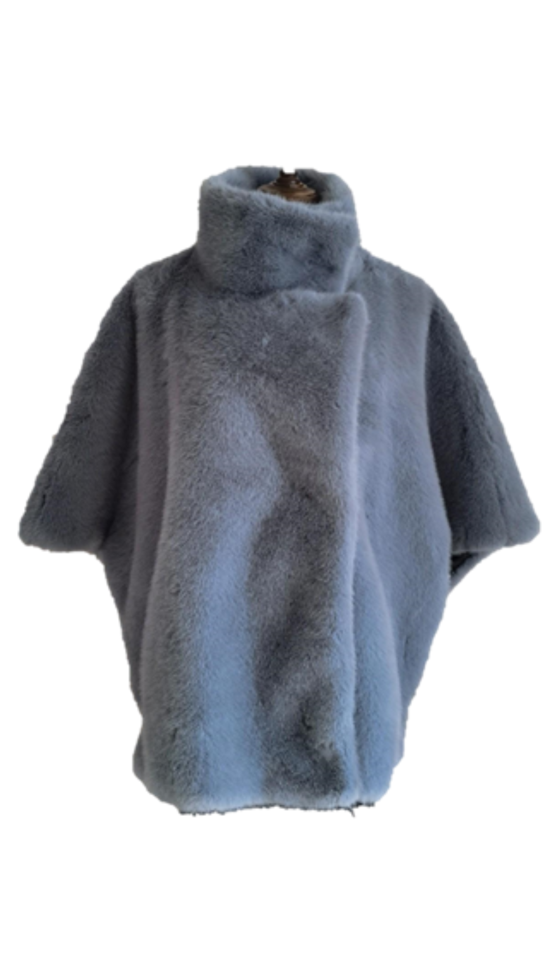 Plush Faux Fur Cape