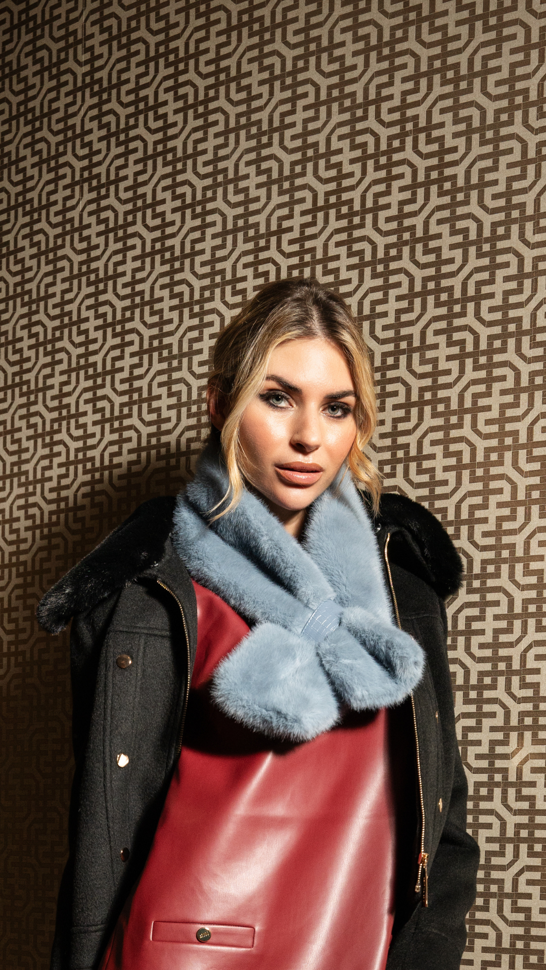 Faux Fur Pull Through