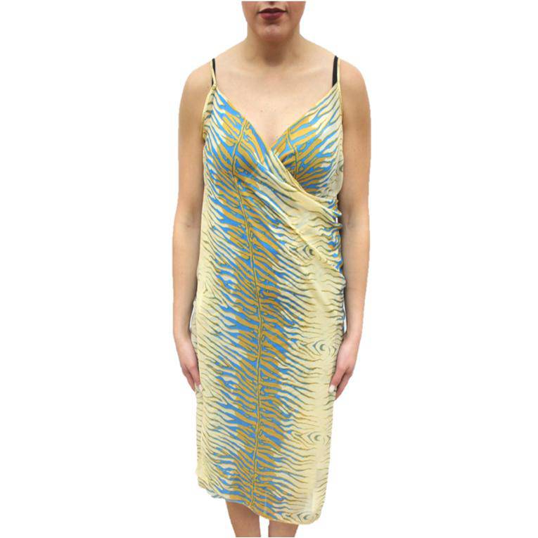 Animal Print Beach Cover Up - Natural - Beach Cover up - La Fiorentina BC1401-natural