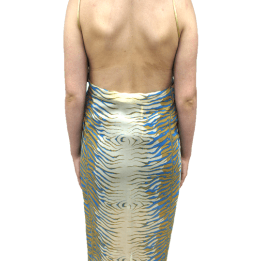 Animal Print Beach Cover Up - Natural - Beach Cover up - La Fiorentina BC1401-natural