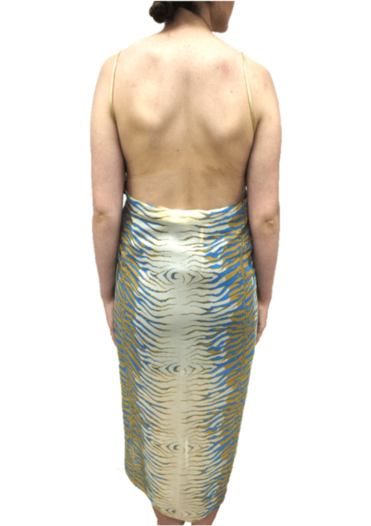 Animal Print Beach Cover Up - Natural - Beach Cover up - La Fiorentina BC1401-natural