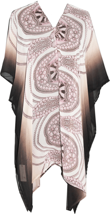 Beach Cover up - Beach Cover up - La Fiorentina, Brown/Grey PS-1332J
