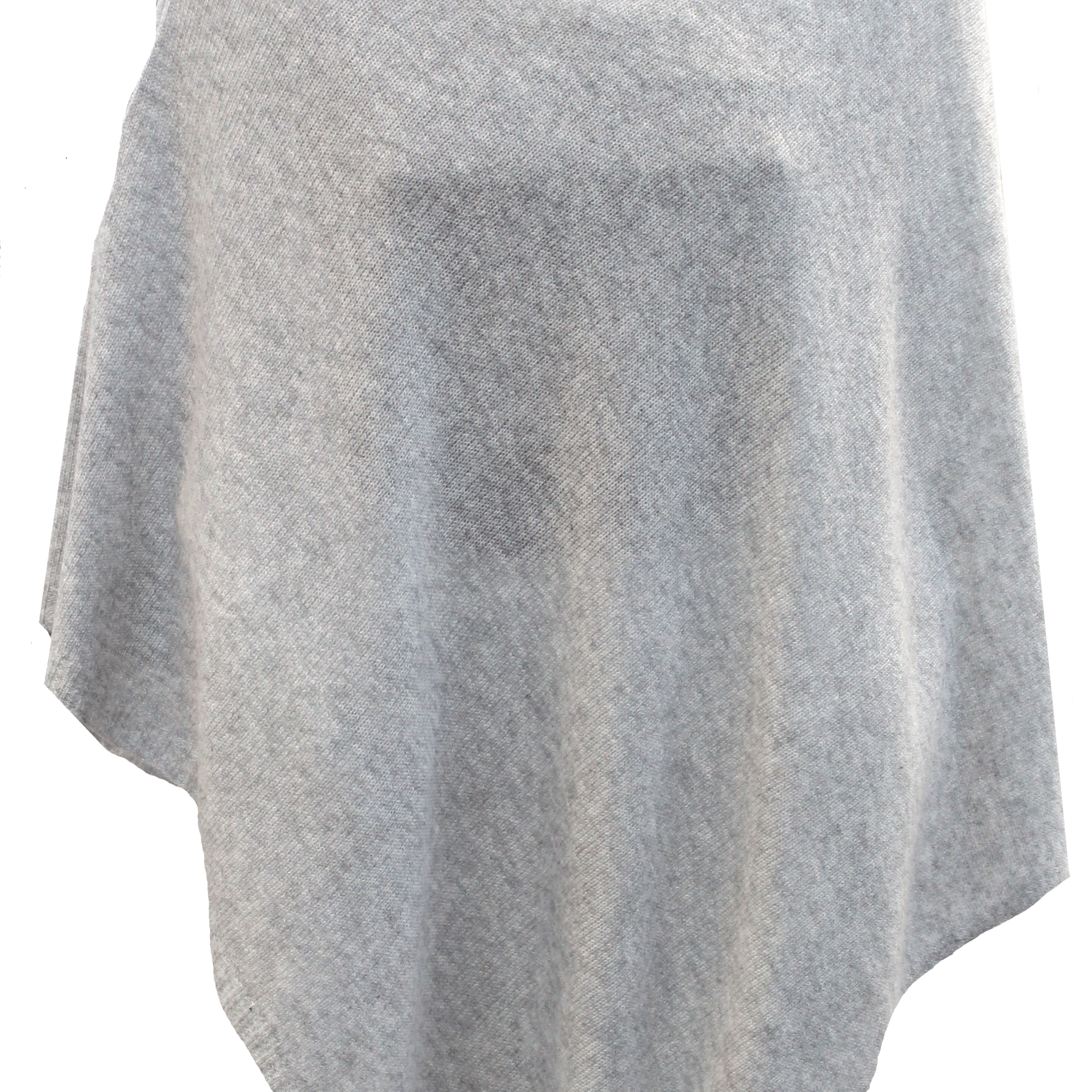 Cashmere Poncho -  - La Fiorentina, Light Grey CAF14-66F