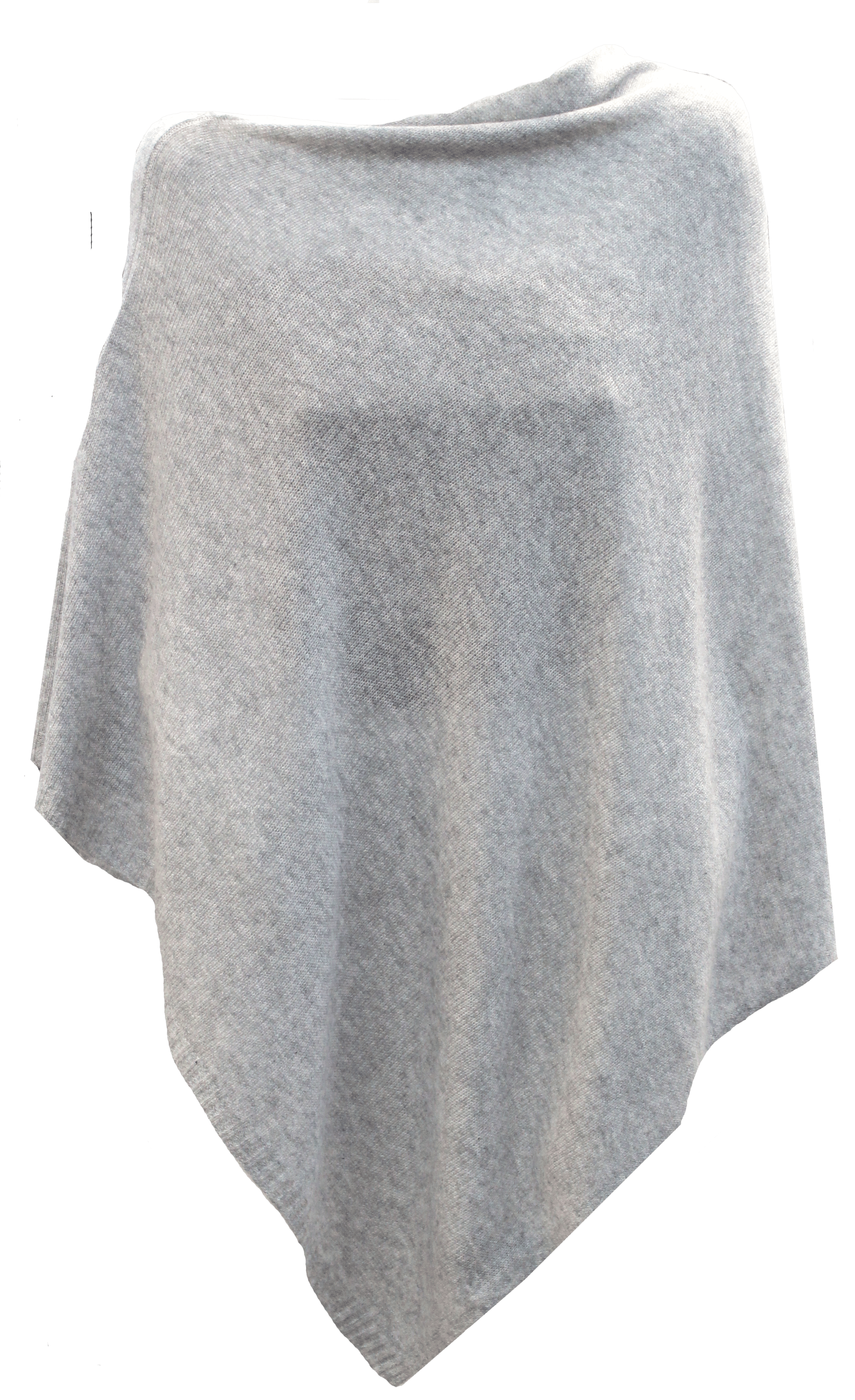 Cashmere Poncho -  - La Fiorentina, Light Grey CAF14-66F