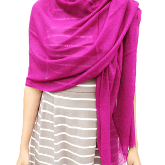 Cashmere Wrap - Purple - Scarf - La Fiorentina TQ1403