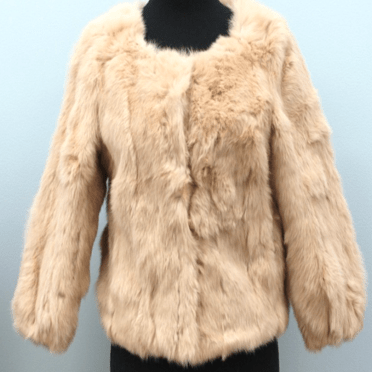 Cropped Fur Jacket- Camel - Coat - La Fiorentina YZY-1607