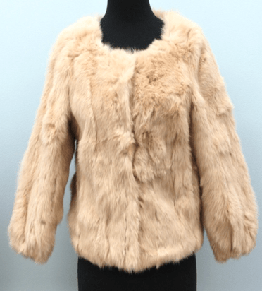 Cropped Fur Jacket- Camel - Coat - La Fiorentina YZY-1607