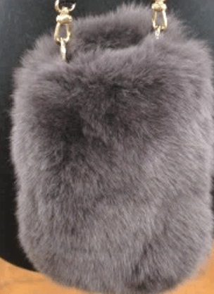 Cross Body Purse w/ Fox Fox and Adjustable Strap -  - La Fiorentina, Purple TC-HH12016011