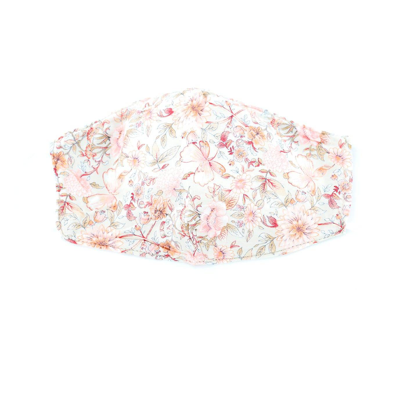 Delicate Floral Print Face Mask - face-mask - La Fiorentina MASK#12