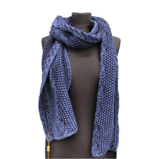 Denim Cable Scarf - Scarf - La Fiorentina '1559172