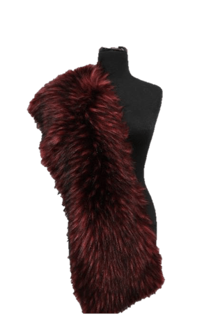 Faux Fur Wrap - Faux Fur Muffler - La Fiorentina FAUX-31 -4