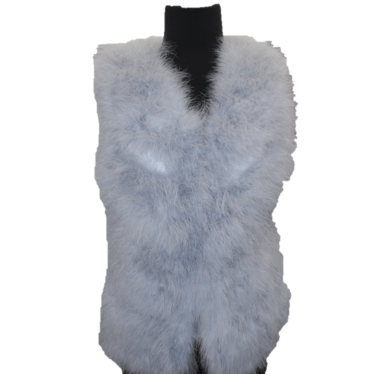 Feather Vest - Feather Vest - La Fiorentina, Grey 13830M