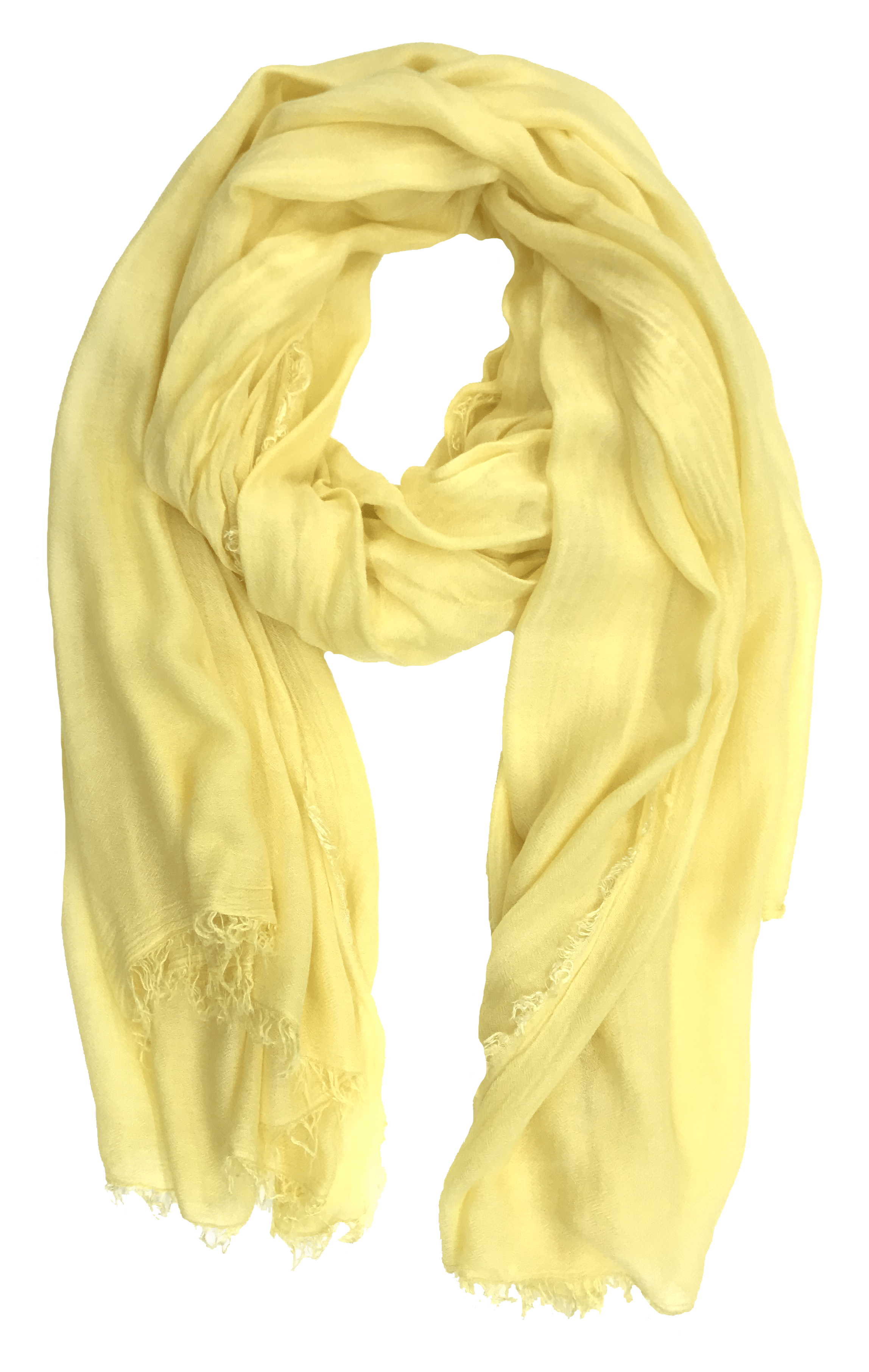 Fine Woven Cashmere Mix Scarf -  - La Fiorentina, YellowTurquoise Stolona Victoria