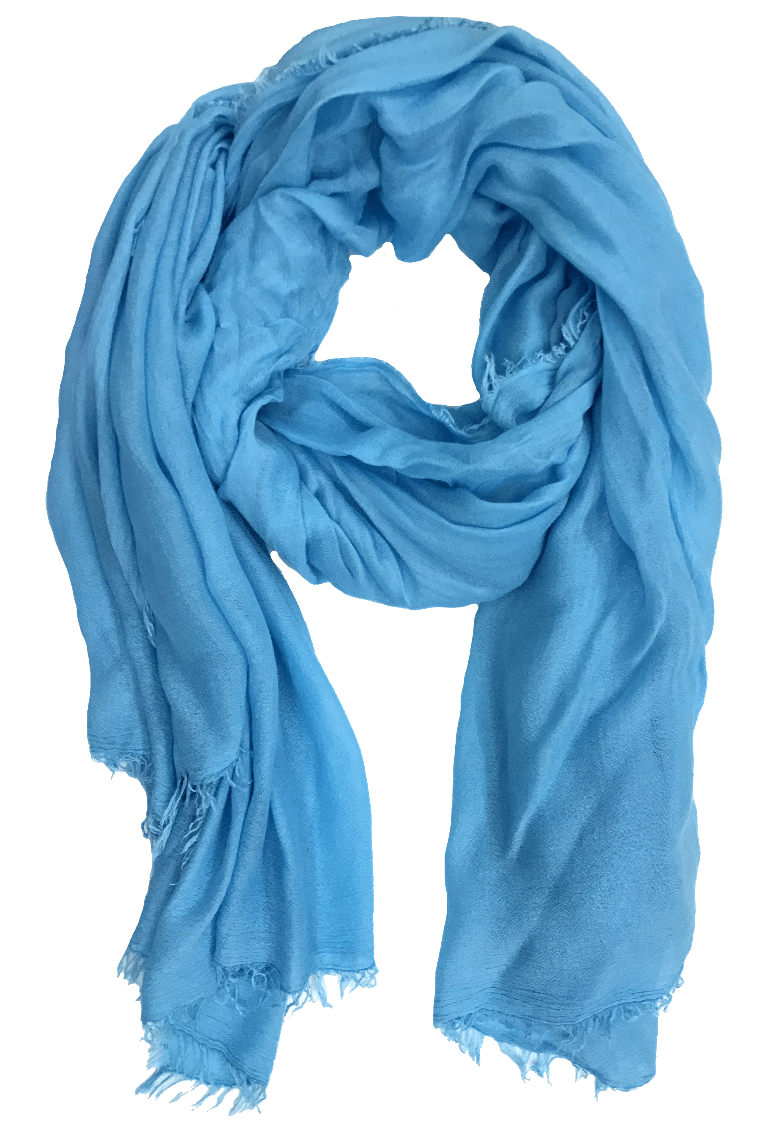 Fine Woven Cashmere Mix Scarf -  - La Fiorentina, Aqua Stolona Victoria