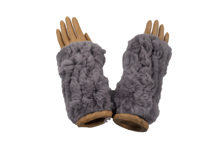 Fingerless Glove - Glove - La Fiorentina, Grey MZQZ-04A