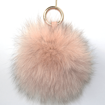 Fox Fur Key Chain - Key Chain - La Fiorentina, Apricot KEYF005