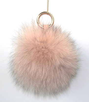 Fox Fur Key Chain - Key Chain - La Fiorentina, Apricot KEYF005