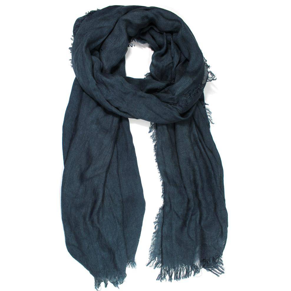 Fringe Pashmina - Charcoal Grey - Scarf - La Fiorentina 18699/MA-GREY