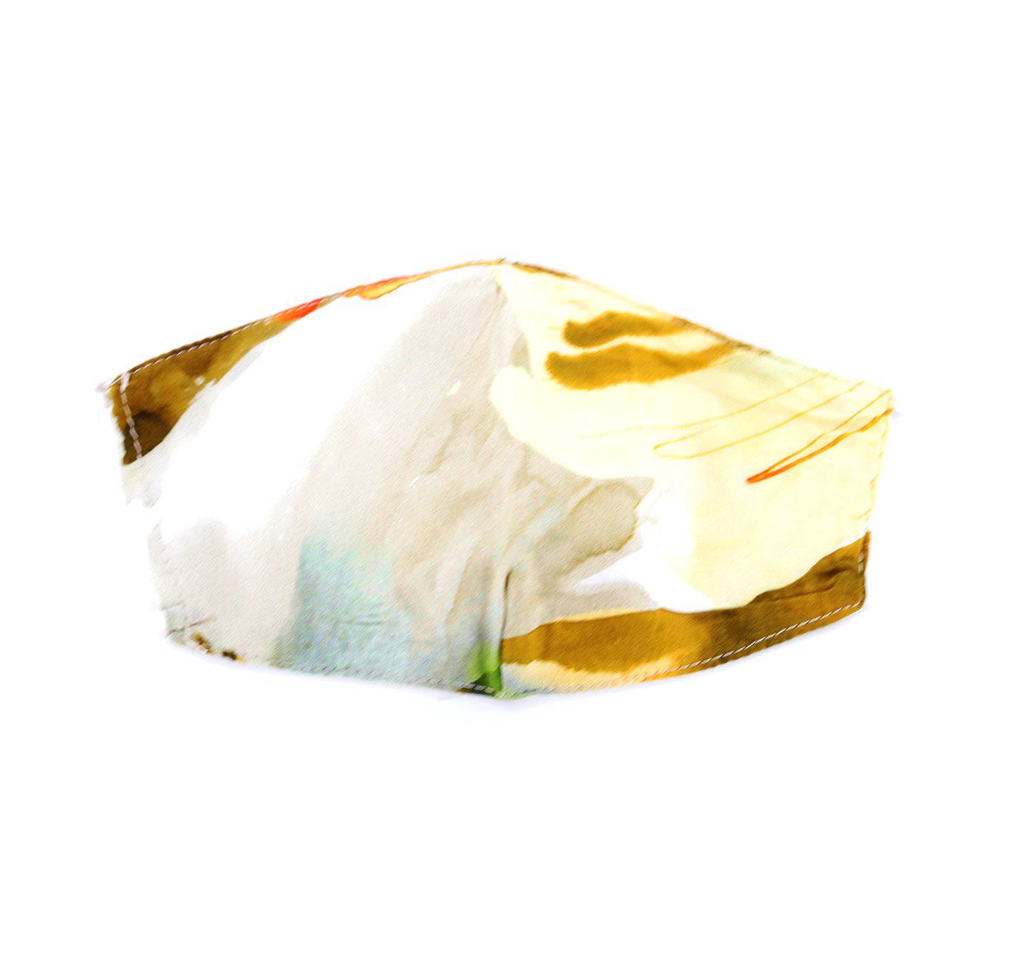 Green Water Paint Print Face Mask - face-mask - La Fiorentina MASK#24