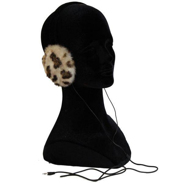 Headphone Earmuffs - Beige/Brown - Tech Ear Muffs - La Fiorentina TECH 1209