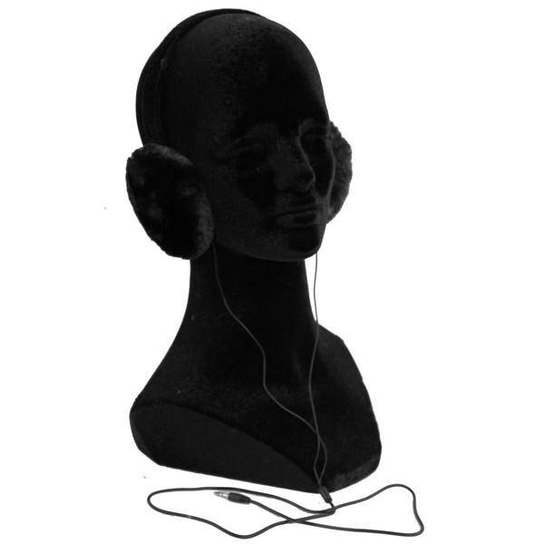 Headphone Earmuffs - Black - Tech Ear Muffs - La Fiorentina TECH 1209S