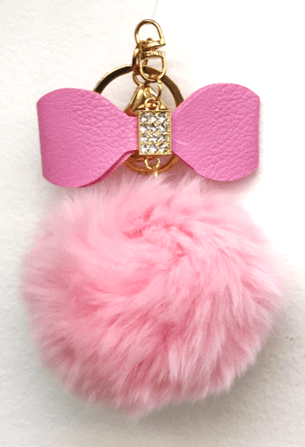 Key Chain Rabbit Poms - Key Chain - La Fiorentina, Pink KEYR005