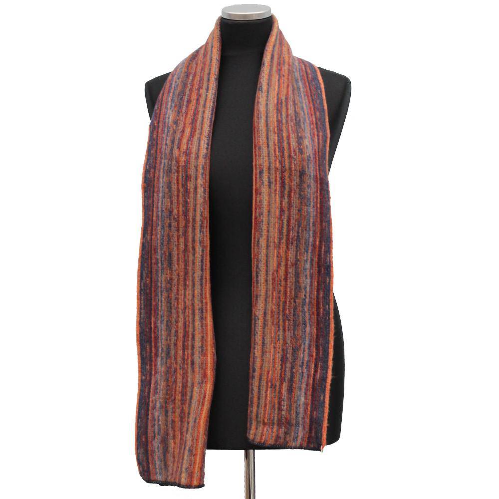 Knit Striped Scarf - Red - Scarf - La Fiorentina '90565506