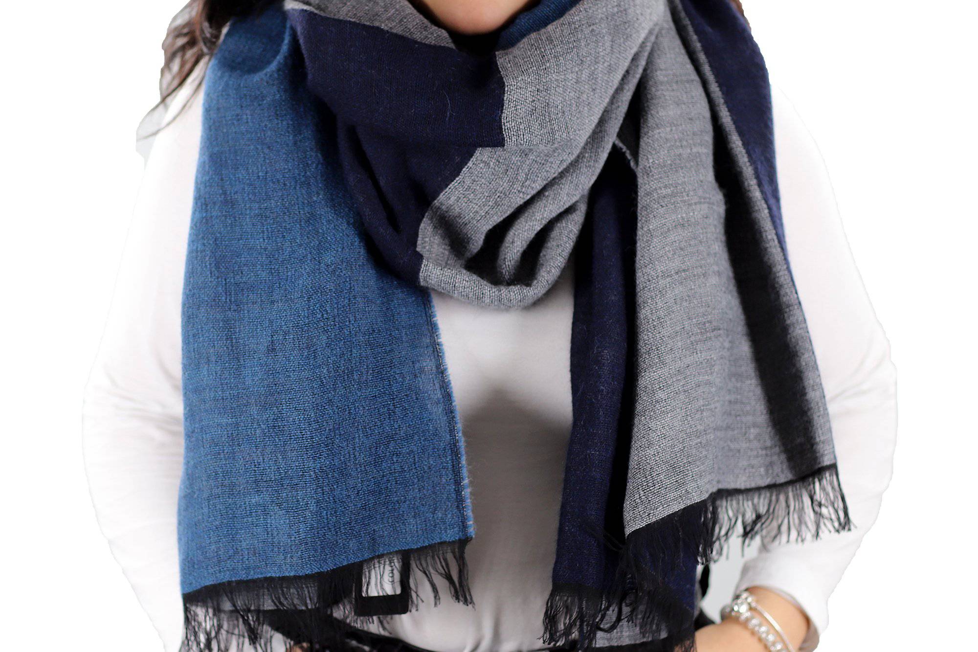 La Fiorentina | Italian Wrap Blue/Grey - Wrap - La Fiorentina ART BETH