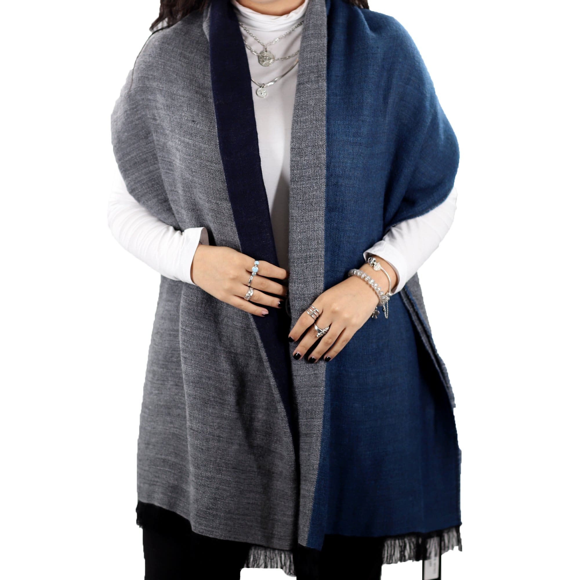 La Fiorentina | Italian Wrap Blue/Grey - Wrap - La Fiorentina ART BETH