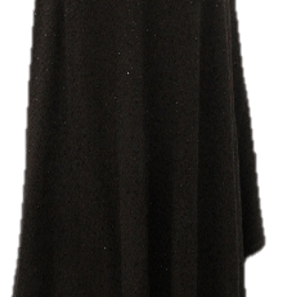 La Fiorentina Poncho with Embellishments - Poncho - La Fiorentina, Black B40-Pink