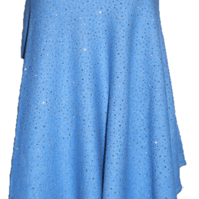 La Fiorentina Poncho with Embellishments - Poncho - La Fiorentina, Blue B40-Navy