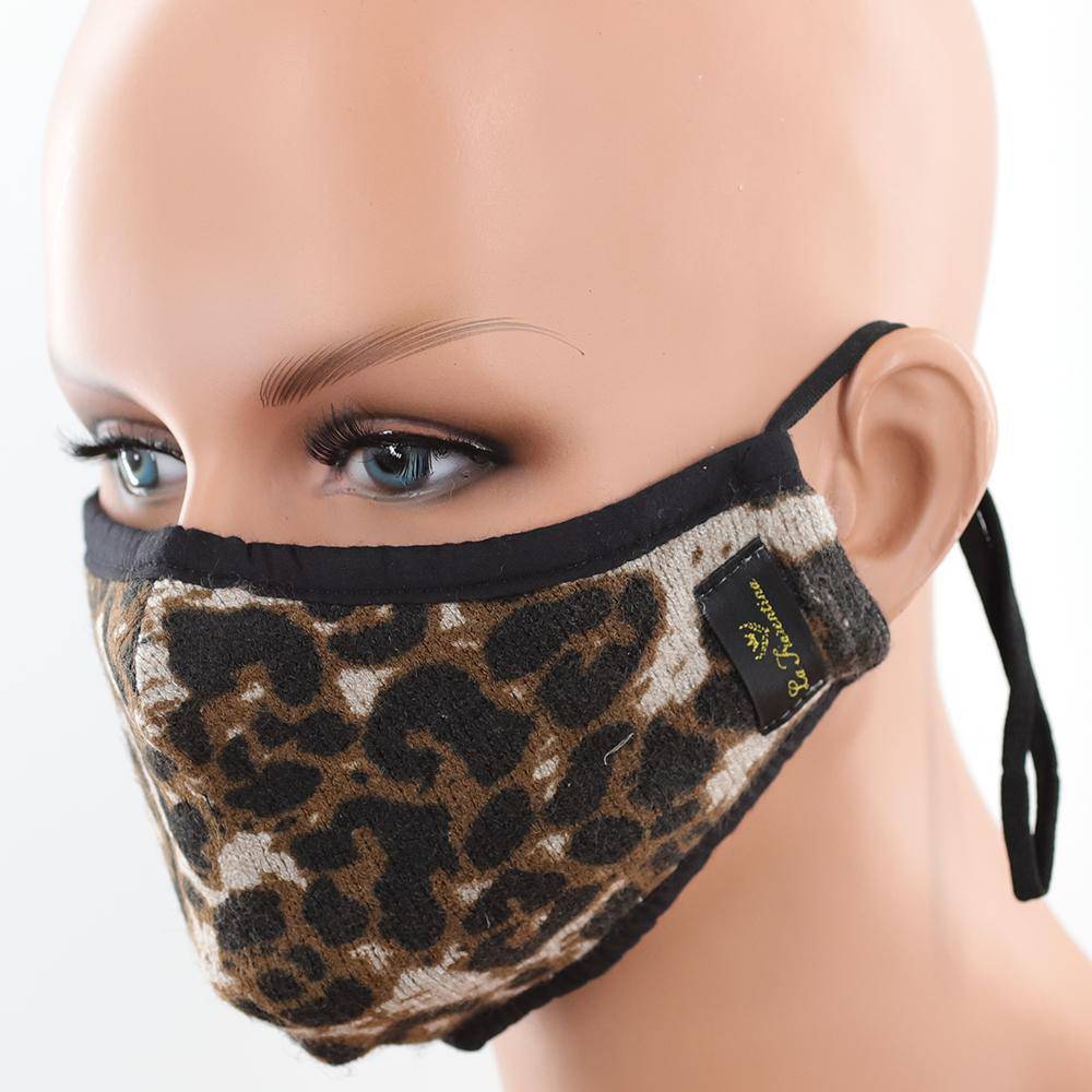 Leopard Print Stylish Face Mask - face-mask - La Fiorentina MB213