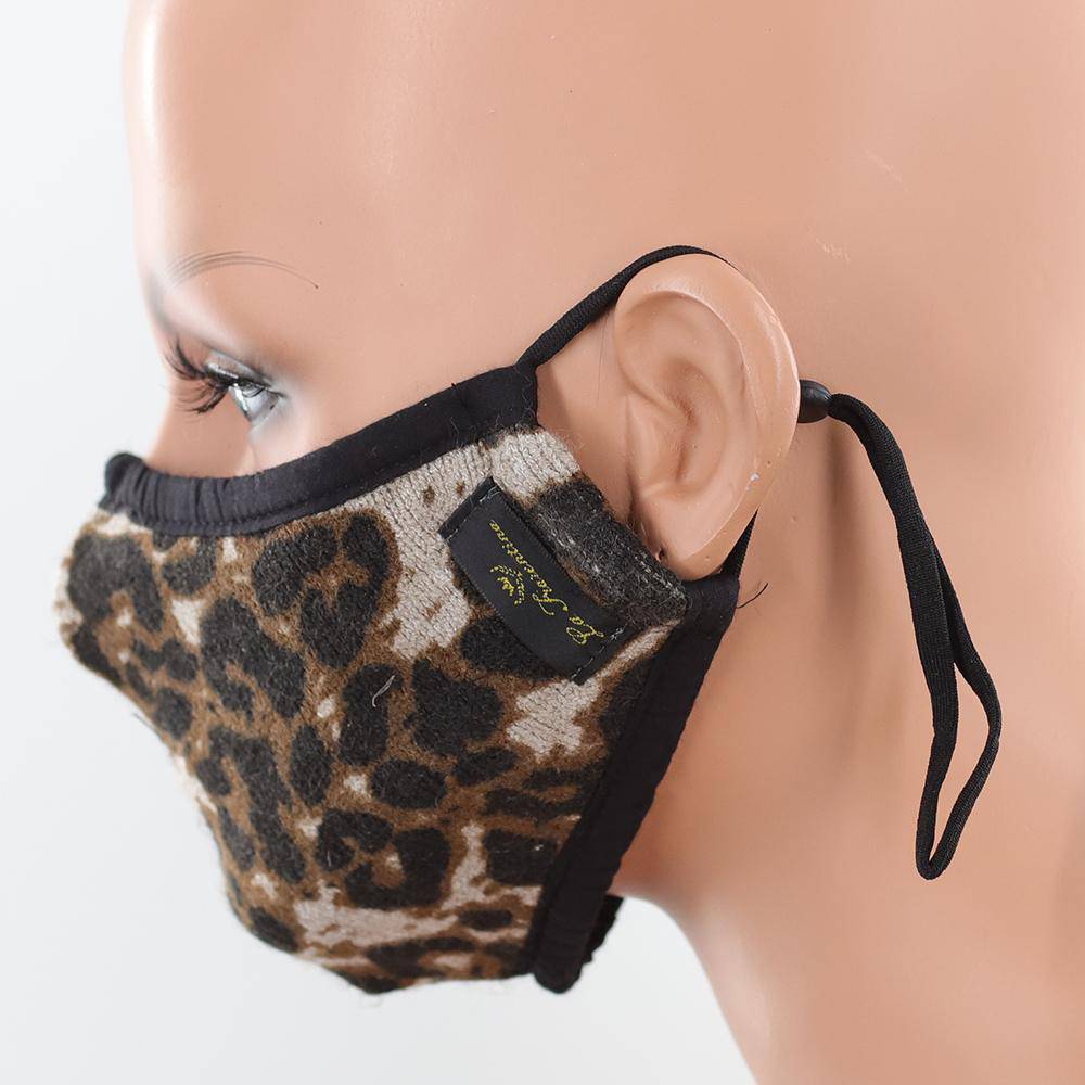 Leopard Print Stylish Face Mask - face-mask - La Fiorentina MB213