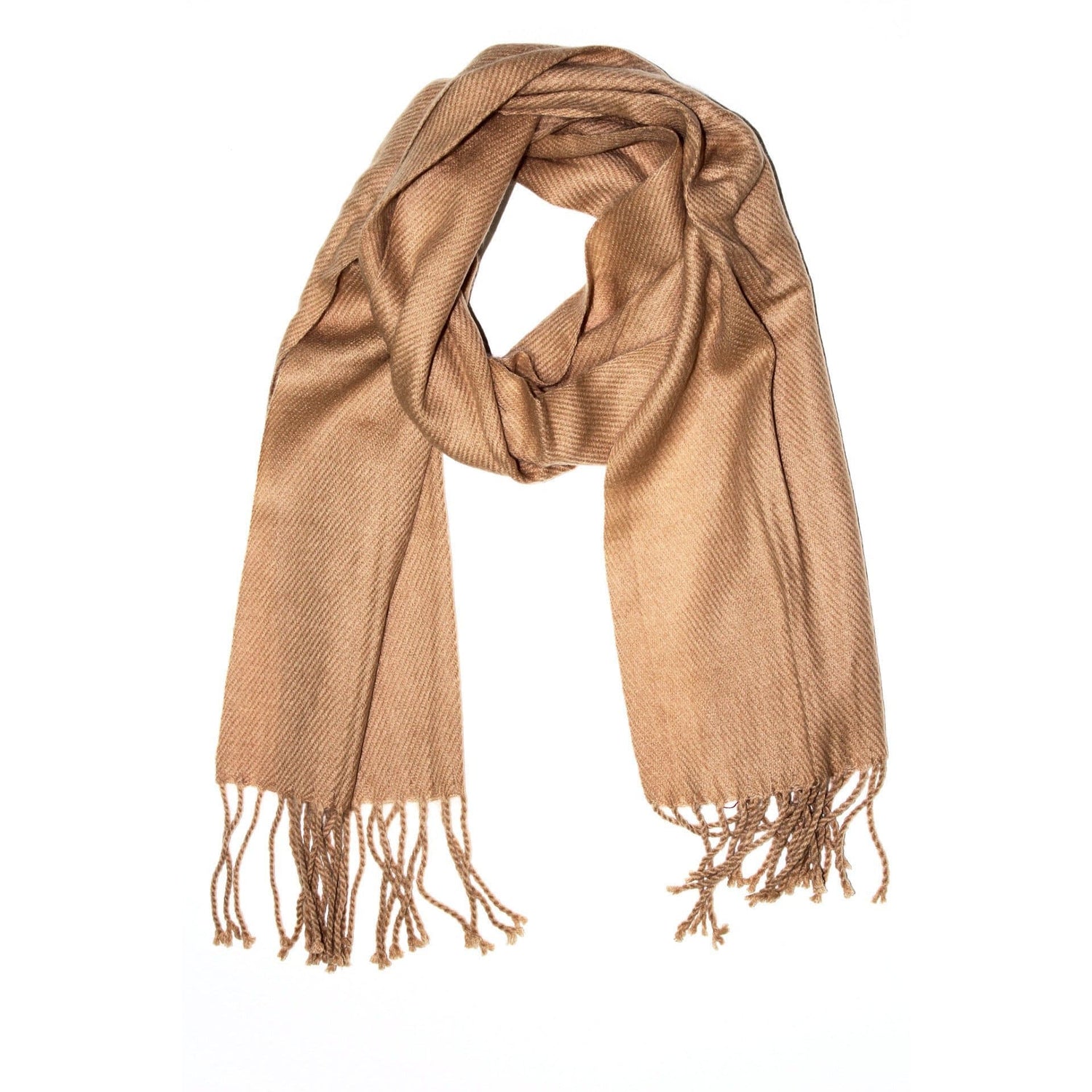 Lightweight Acrylic Scarf - Camel - Scarf - La Fiorentina SUPER-900