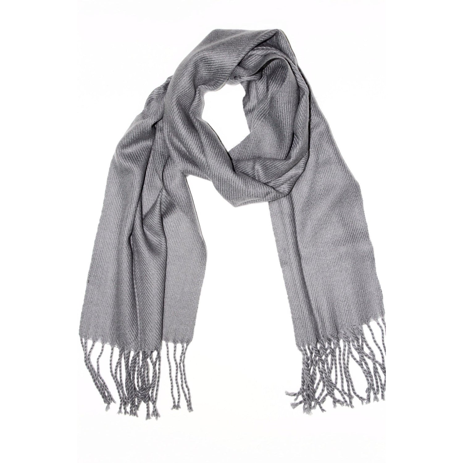 Lightweight Acrylic Scarf - Grey - Scarf - La Fiorentina SUPER-900