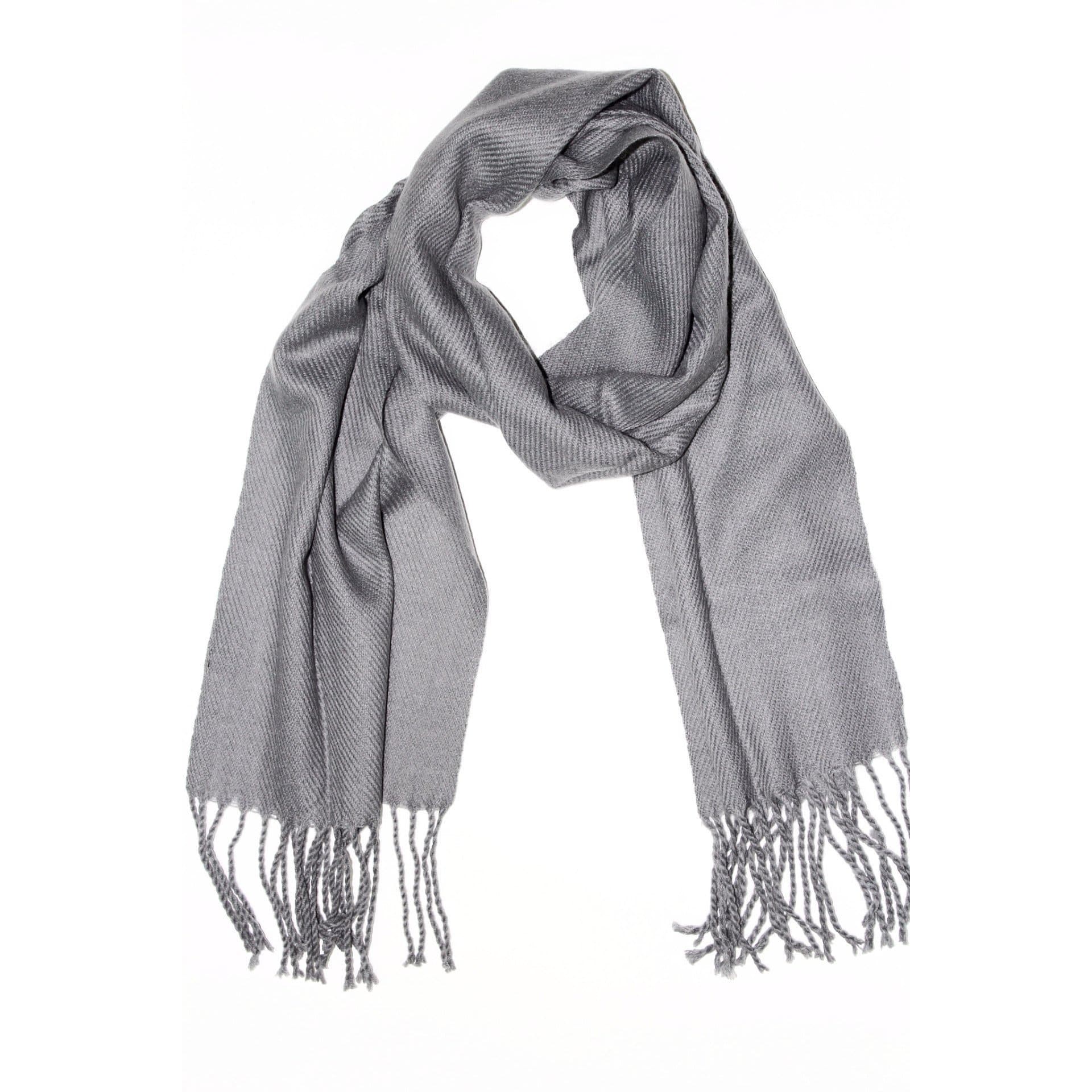 Lightweight Acrylic Scarf - Grey - Scarf - La Fiorentina SUPER-900