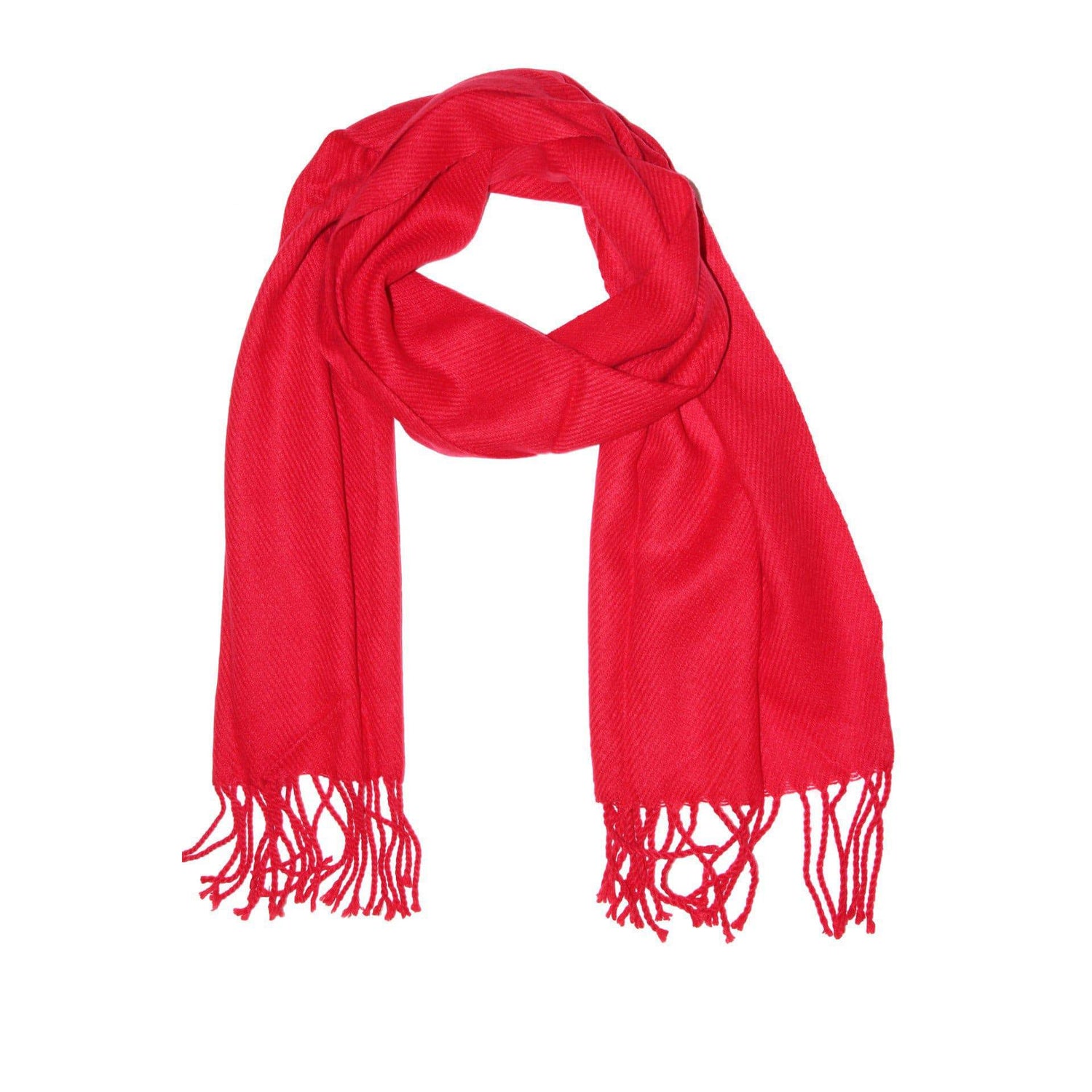 Lightweight Acrylic Scarf - Red - Scarf - La Fiorentina SUPER-900