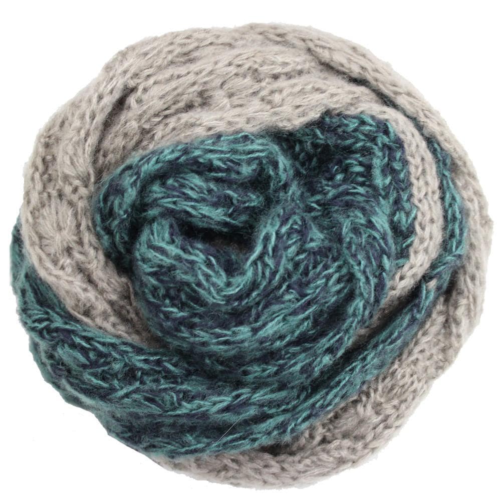 Lightweight Infinity Knit Muffler-Camel/Green - Muffler - La Fiorentina NF14JX11